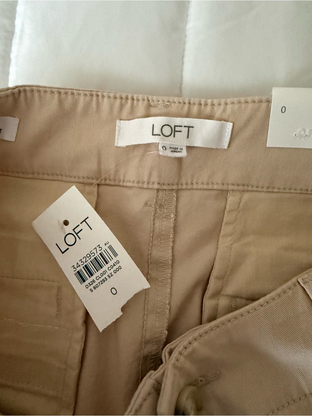LOFT Khaki/Tan Bermuda Shorts - Picture 3 of 4